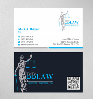 Diseño de Tarjeta de Presentación por jasmeen1975 para Brionez + Brionez, P.A. | Diseño: #29429671