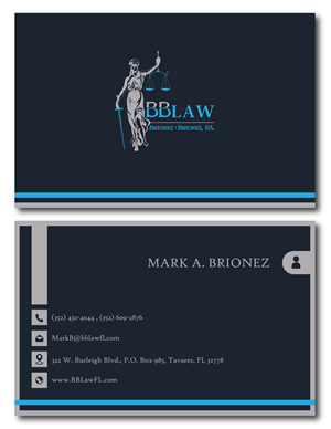 Visitenkarten-Design von its_me_usmn für Brionez + Brionez, P.A. | Design #29435282