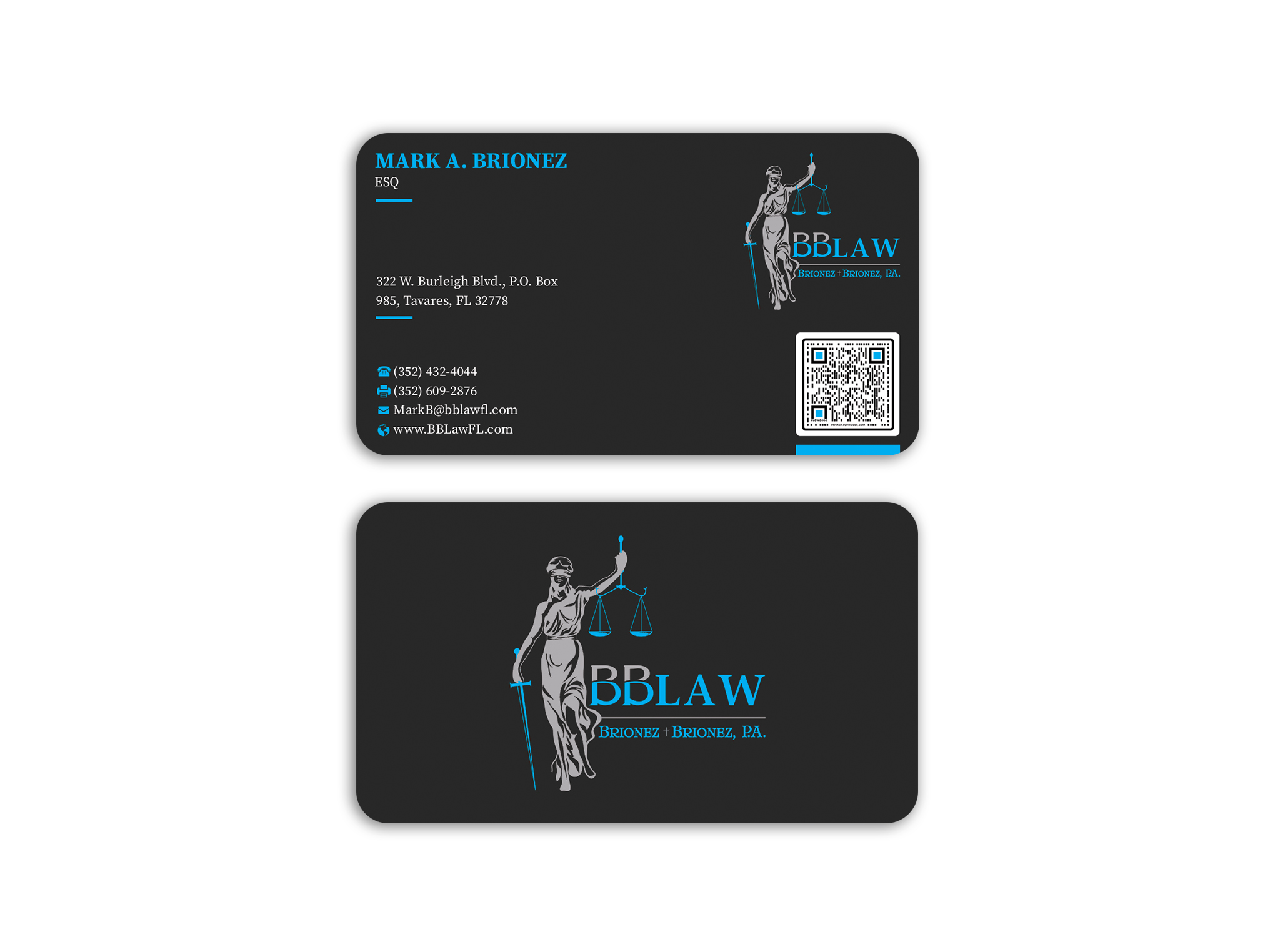 Diseño de Tarjeta de Presentación por Expert Bappy para Brionez + Brionez, P.A. | Diseño #29439429
