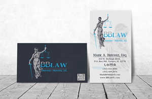 Diseño de Tarjeta de Presentación por B.Wheeler para Brionez + Brionez, P.A. | Diseño: #29438841
