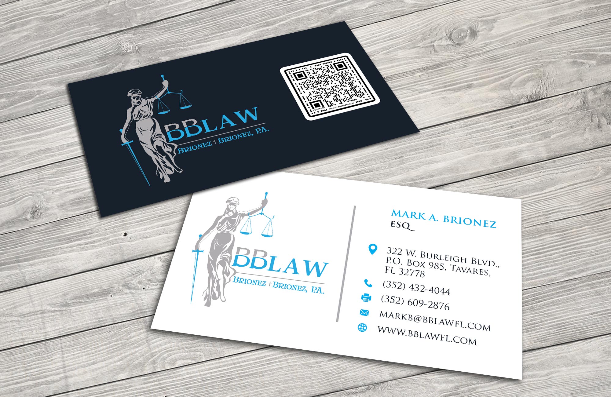 Business Card Design by Bobdesigns for Brionez + Brionez, P.A. | Design #29431857