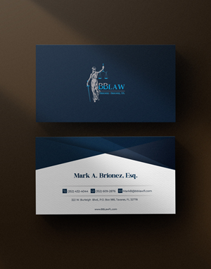 Diseño de Tarjeta de Presentación por RAFX DESIGN para Brionez + Brionez, P.A. | Diseño: #29426918