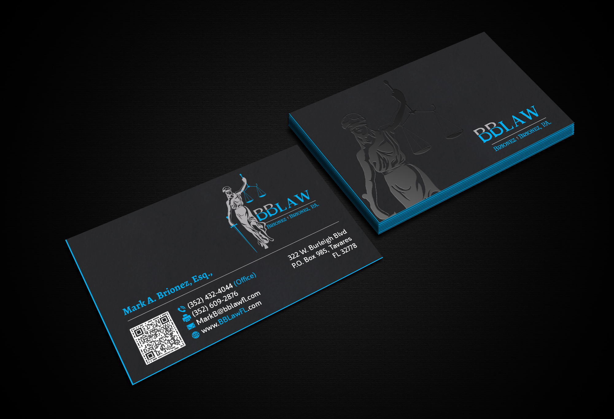Business Card Design by Creations Box 2015 for Brionez + Brionez, P.A. | Design #29429301