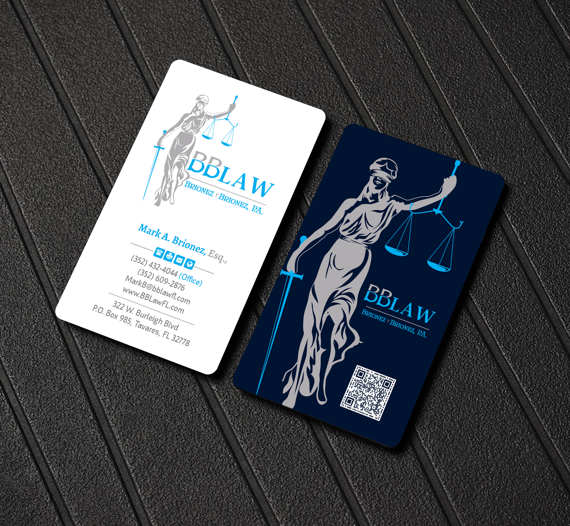 Business Card Design by Creations Box 2015 for Brionez + Brionez, P.A. | Design #29429304