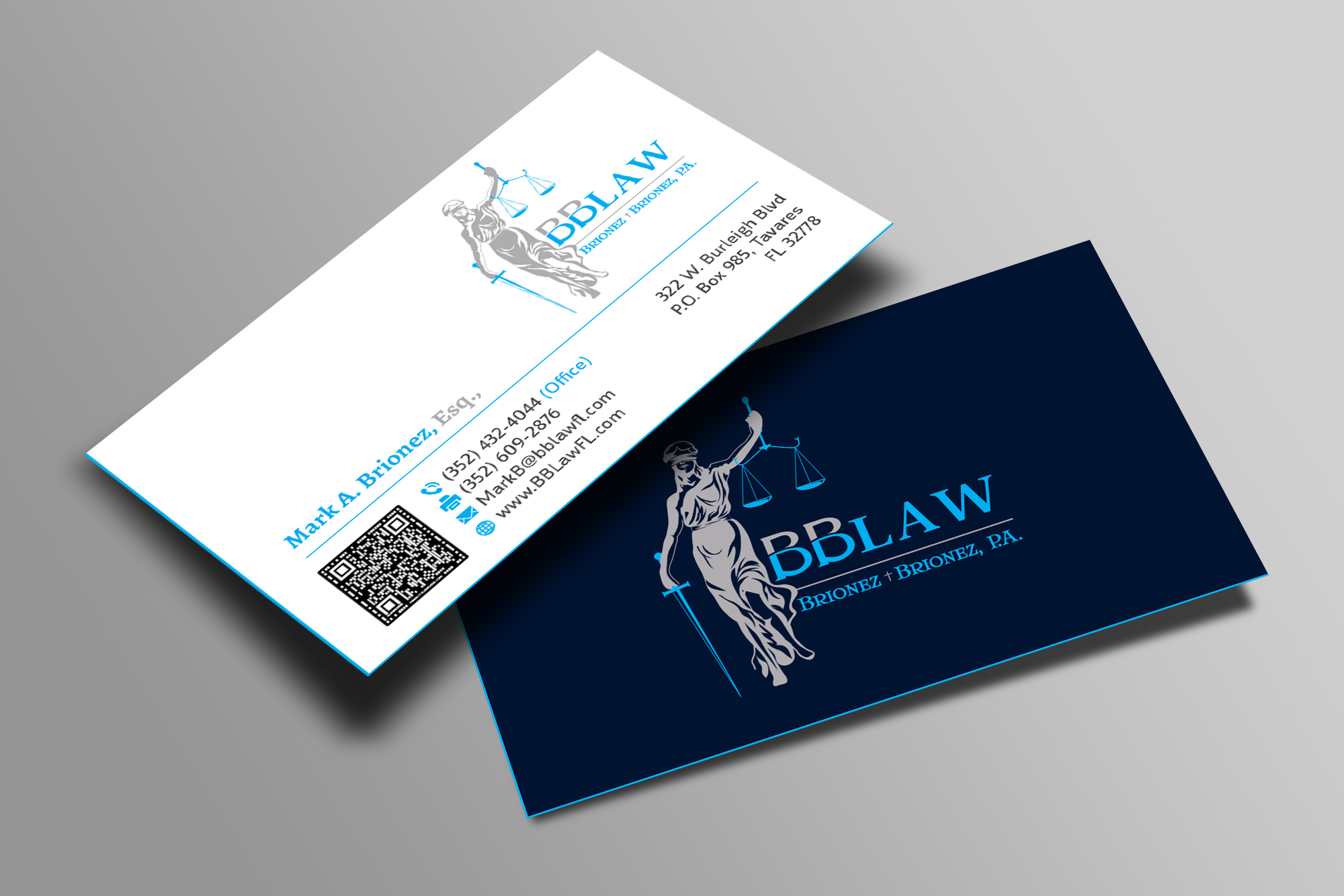 Diseño de Tarjeta de Presentación por Creations Box 2015 para Brionez + Brionez, P.A. | Diseño #29429309