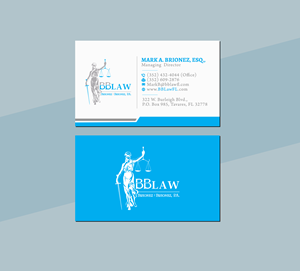 Design de Carte de Visite par Creations Box 2015 pour Brionez + Brionez, P.A. | Design : #29429621