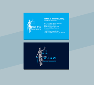 Design de Carte de Visite par Creations Box 2015 pour Brionez + Brionez, P.A. | Design : #29429630