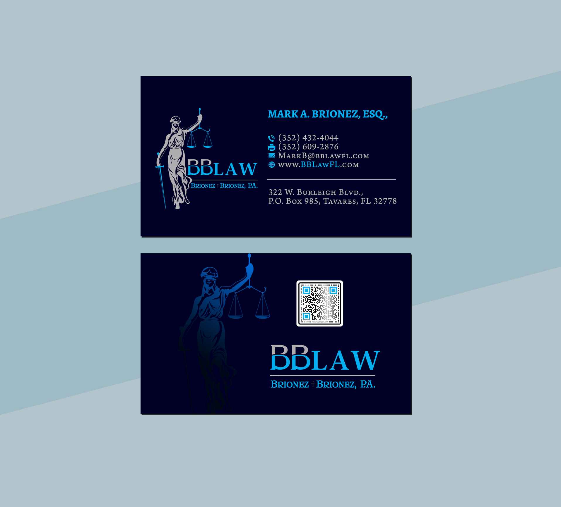 Business Card Design by Creations Box 2015 for Brionez + Brionez, P.A. | Design #29429947