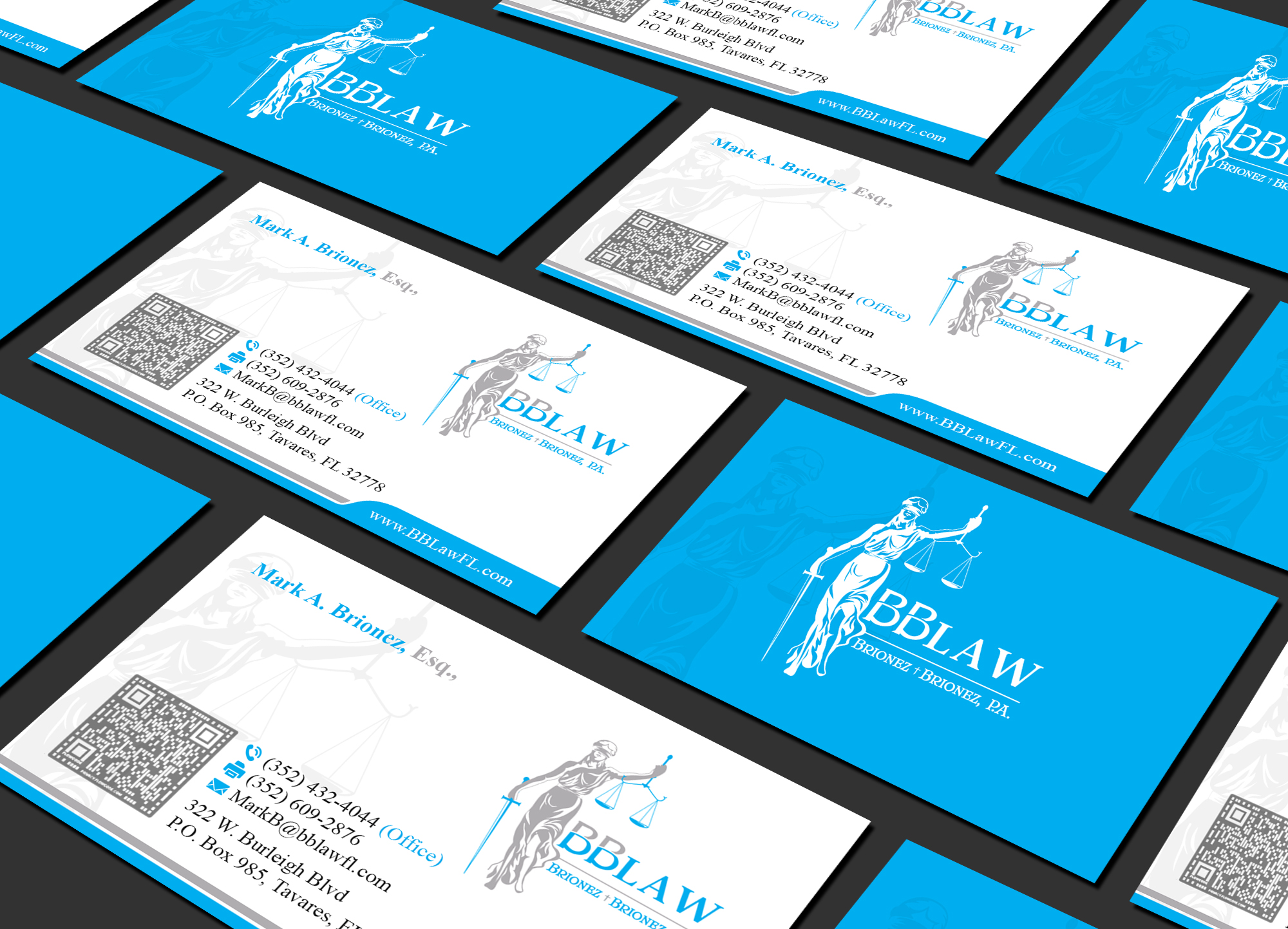 Business Card Design by Creations Box 2015 for Brionez + Brionez, P.A. | Design #29432069