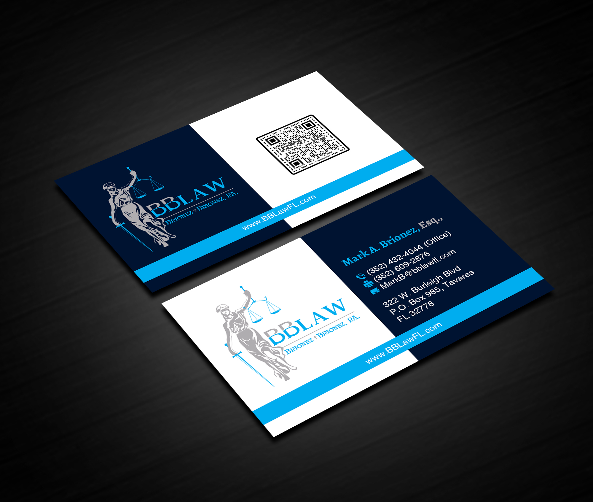 Business Card Design by Creations Box 2015 for Brionez + Brionez, P.A. | Design #29434005
