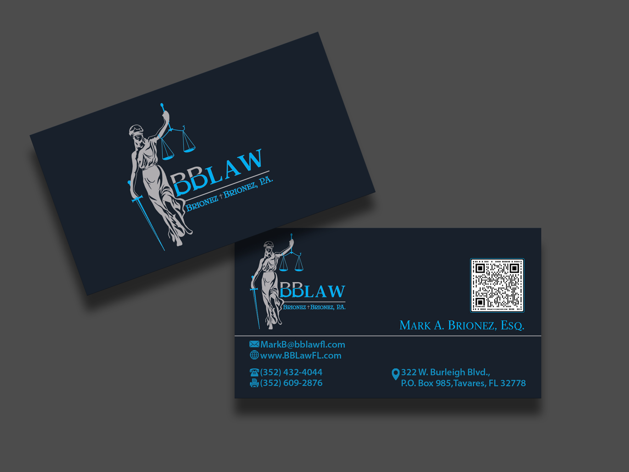 Business Card Design by Edirisingha for Brionez + Brionez, P.A. | Design #29434818
