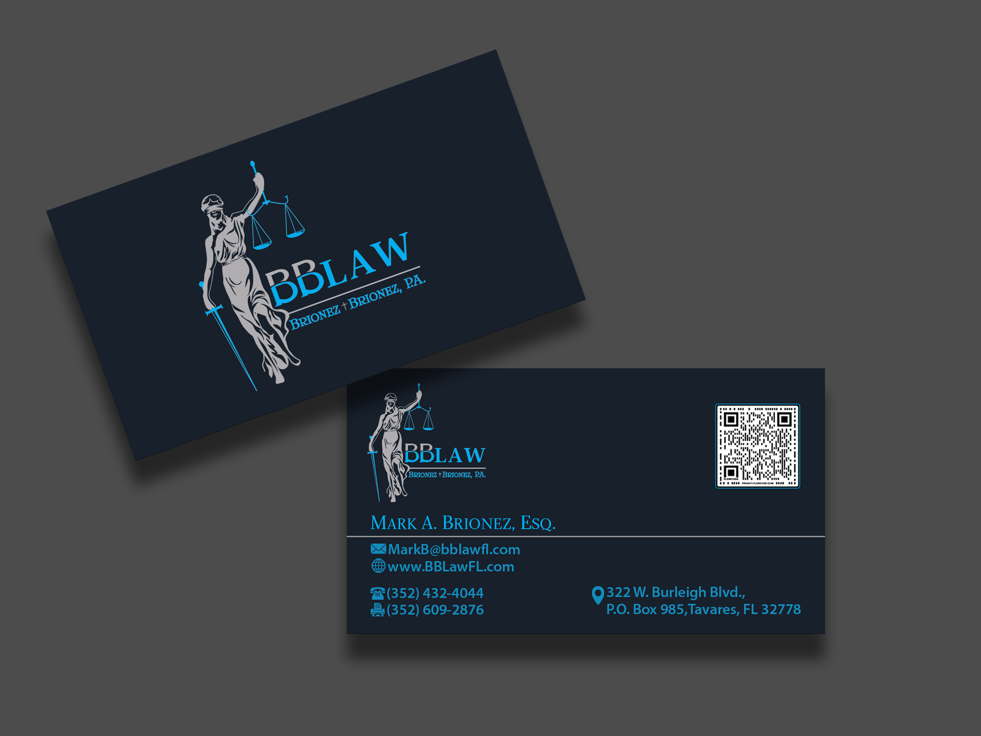 Business Card Design by Edirisingha for Brionez + Brionez, P.A. | Design #29434821