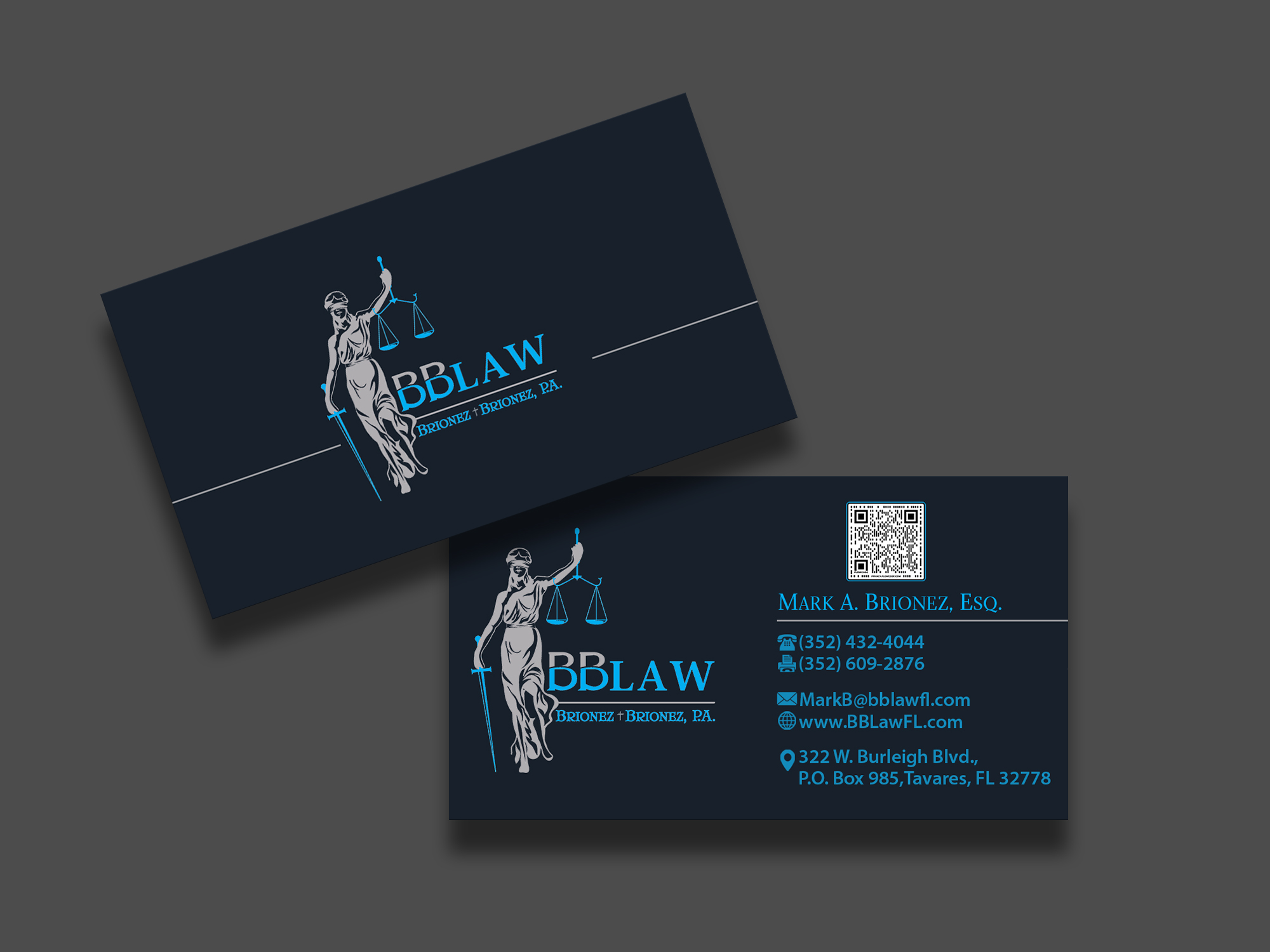 Business Card Design by Edirisingha for Brionez + Brionez, P.A. | Design #29434837
