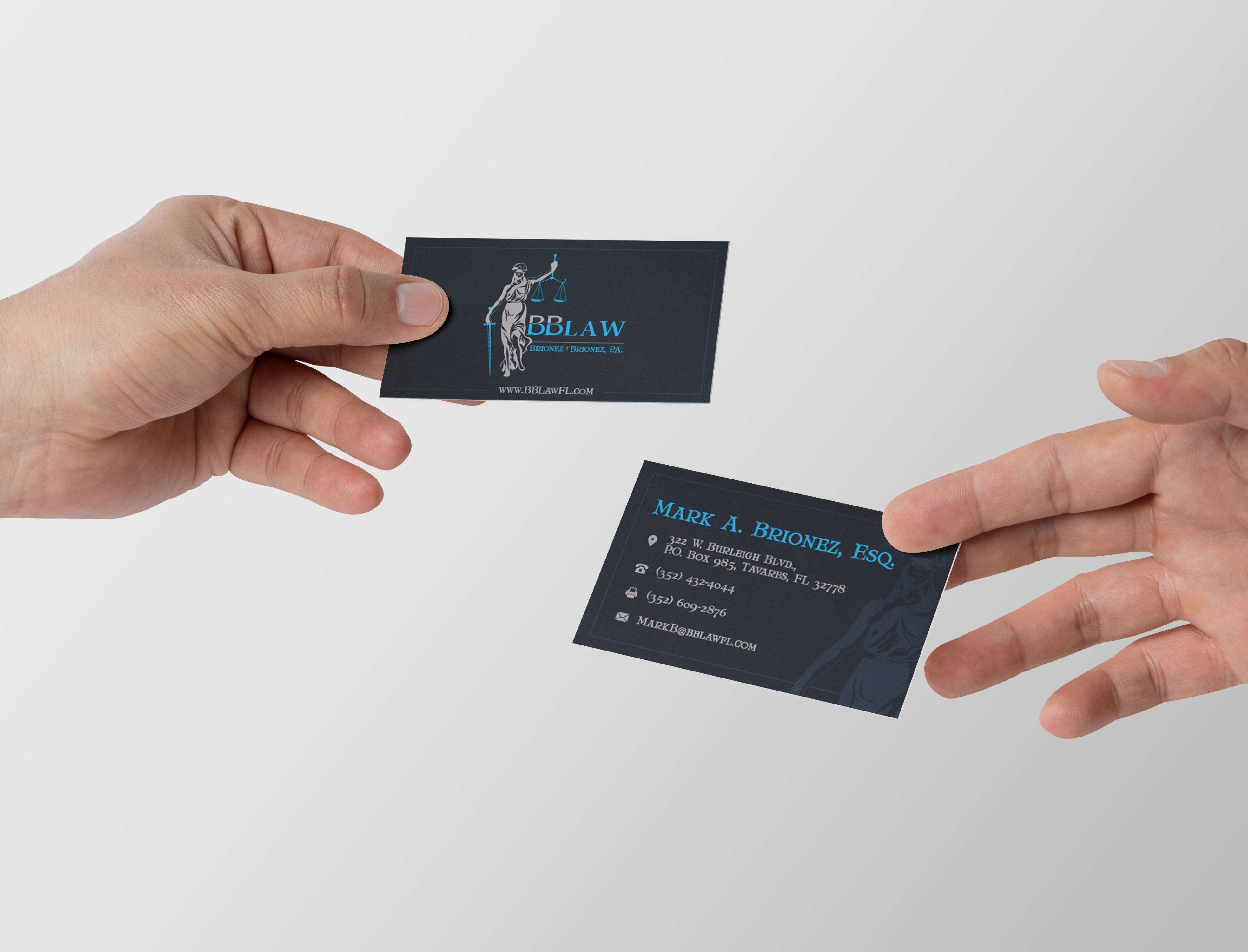 Business Card Design by Filo F for Brionez + Brionez, P.A. | Design #29427132