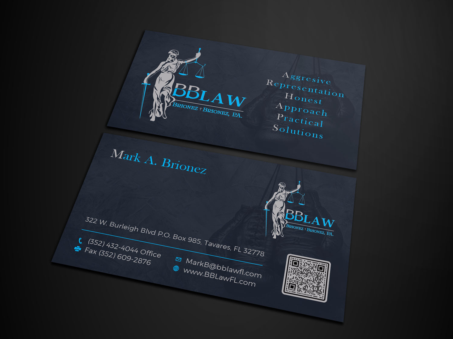 Business Card Design by Tripti Ranjan Gain for Brionez + Brionez, P.A. | Design #29433038