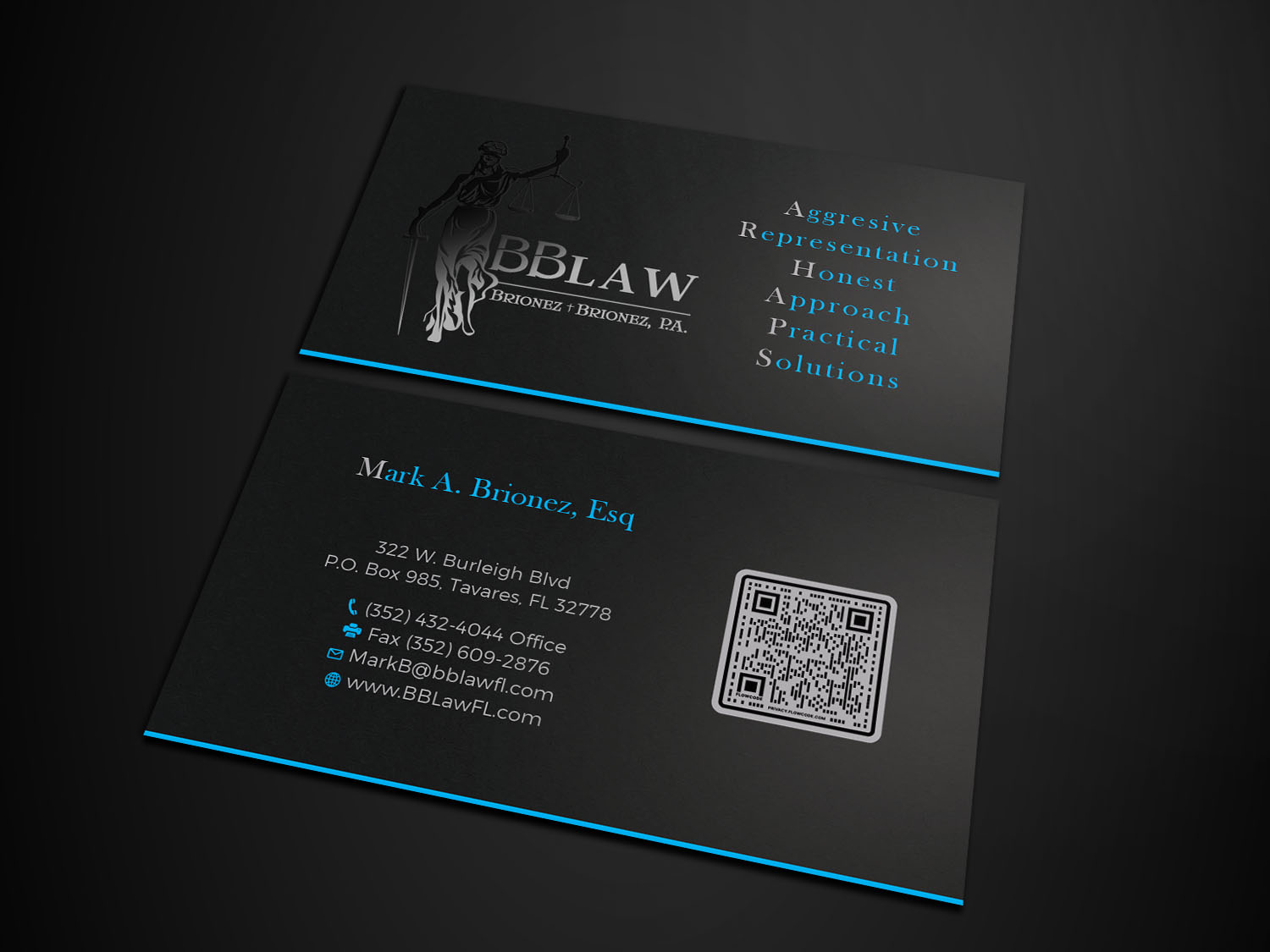 Business Card Design by Tripti Ranjan Gain for Brionez + Brionez, P.A. | Design #29433043