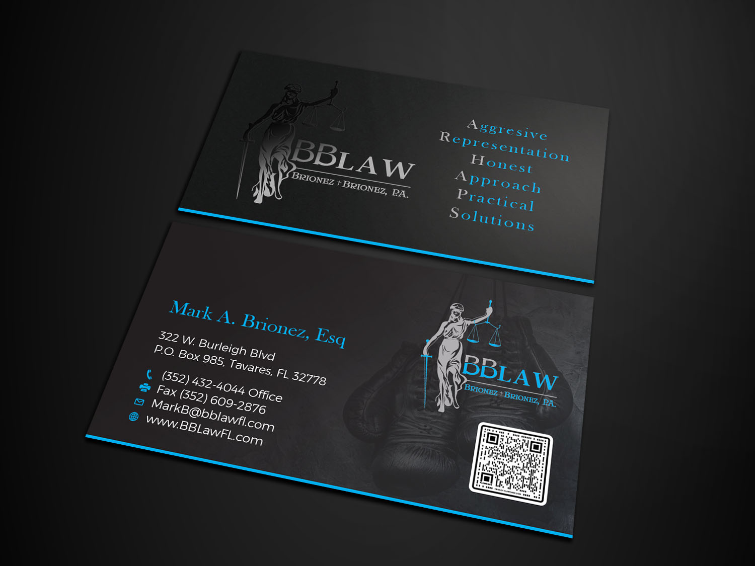 Business Card Design by Tripti Ranjan Gain for Brionez + Brionez, P.A. | Design #29433044