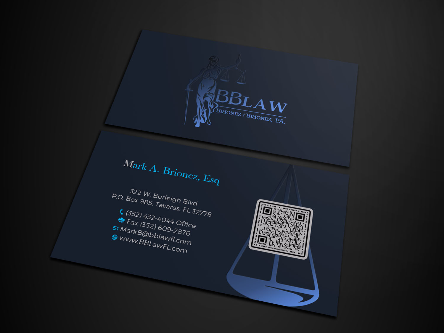 Business Card Design by Tripti Ranjan Gain for Brionez + Brionez, P.A. | Design #29434415