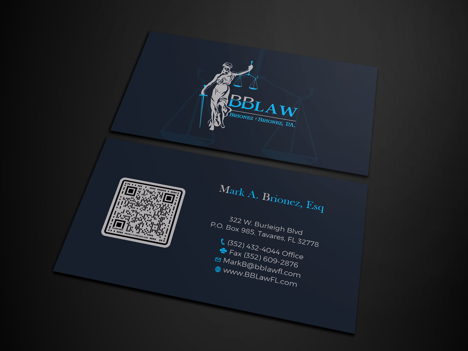 Business Card Design by Tripti Ranjan Gain for Brionez + Brionez, P.A. | Design #29434422