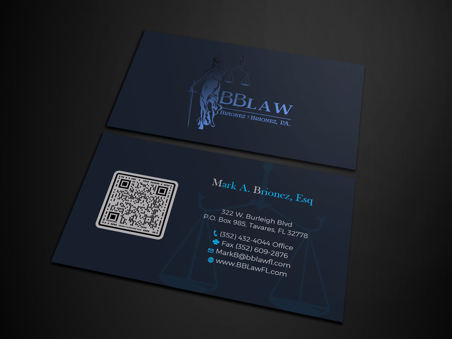 Business Card Design by Tripti Ranjan Gain for Brionez + Brionez, P.A. | Design #29434424