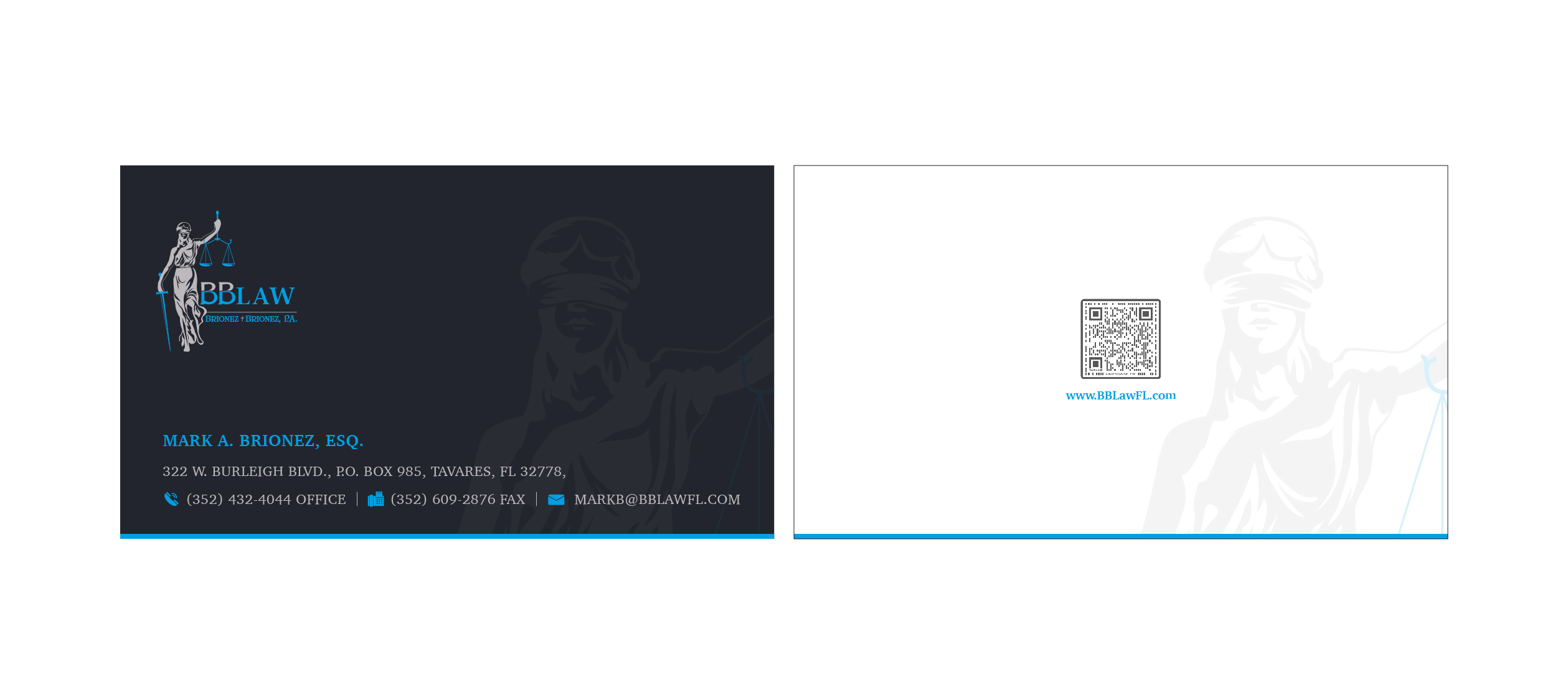 Business Card Design by Bhushan 2 for Brionez + Brionez, P.A. | Design #29427860