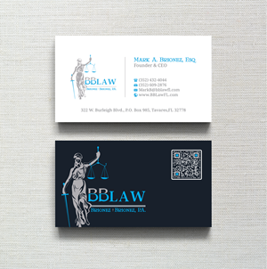 Business Card Design by R.design for Brionez + Brionez, P.A. | Design: #29426945