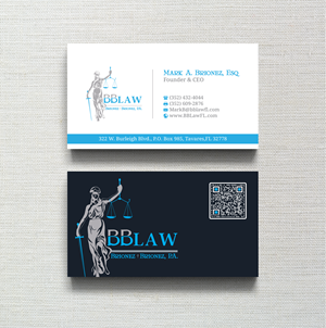 Business Card Design by R.design for Brionez + Brionez, P.A. | Design: #29426954