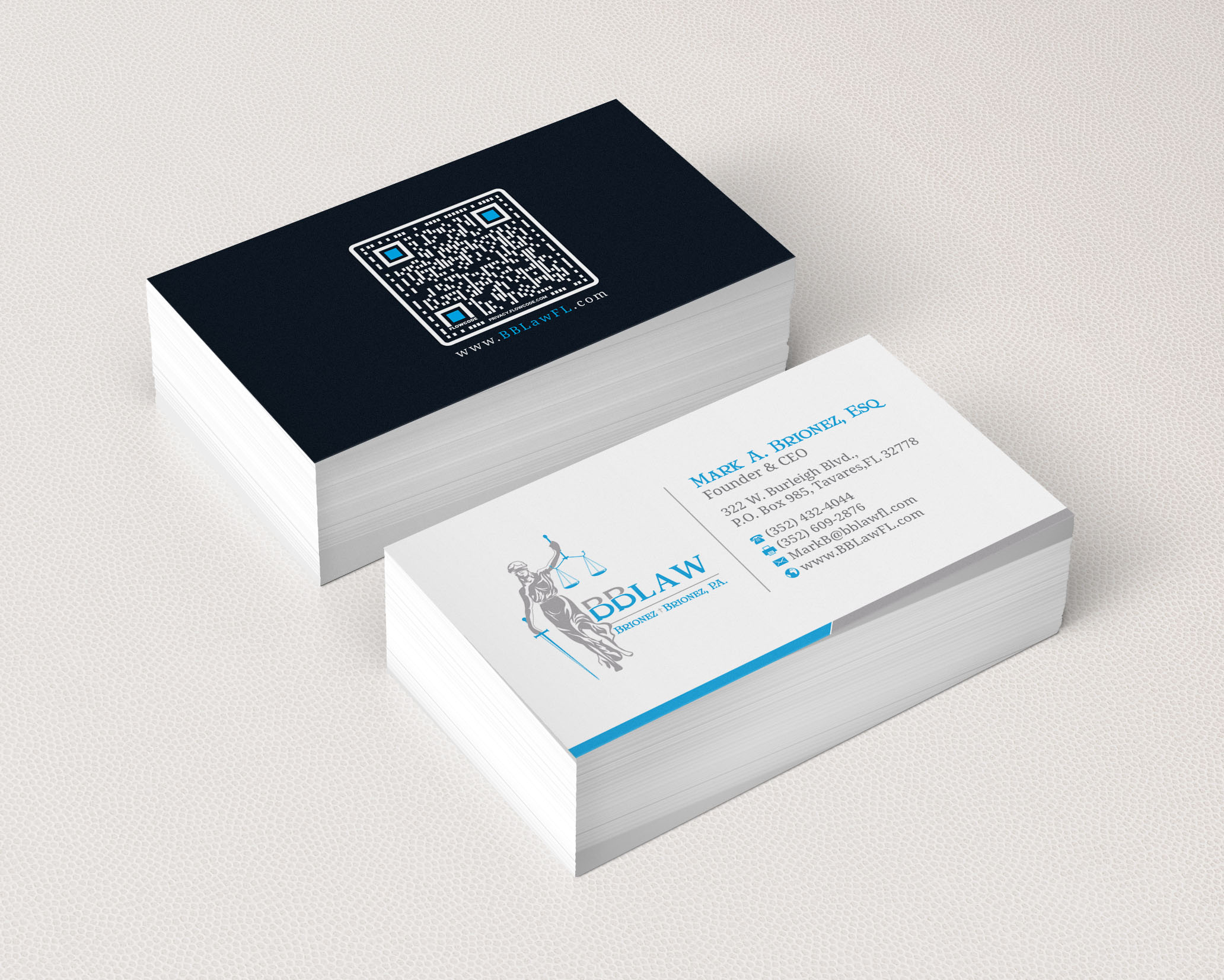 Business Card Design by R.design for Brionez + Brionez, P.A. | Design #29426974