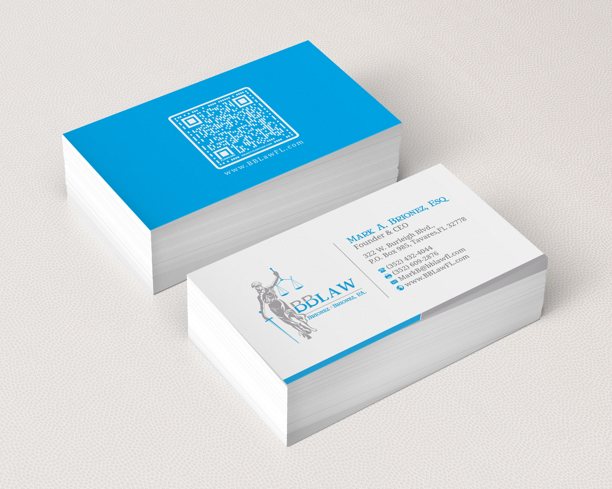 Business Card Design by R.design for Brionez + Brionez, P.A. | Design #29426977