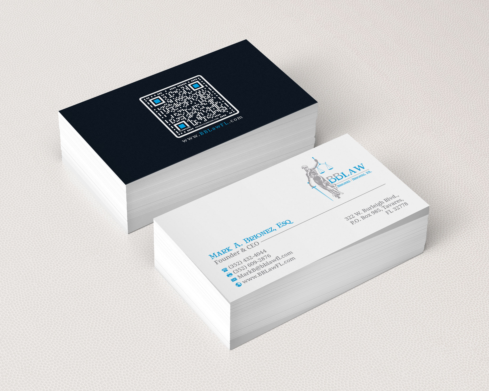 Business Card Design by R.design for Brionez + Brionez, P.A. | Design #29427007