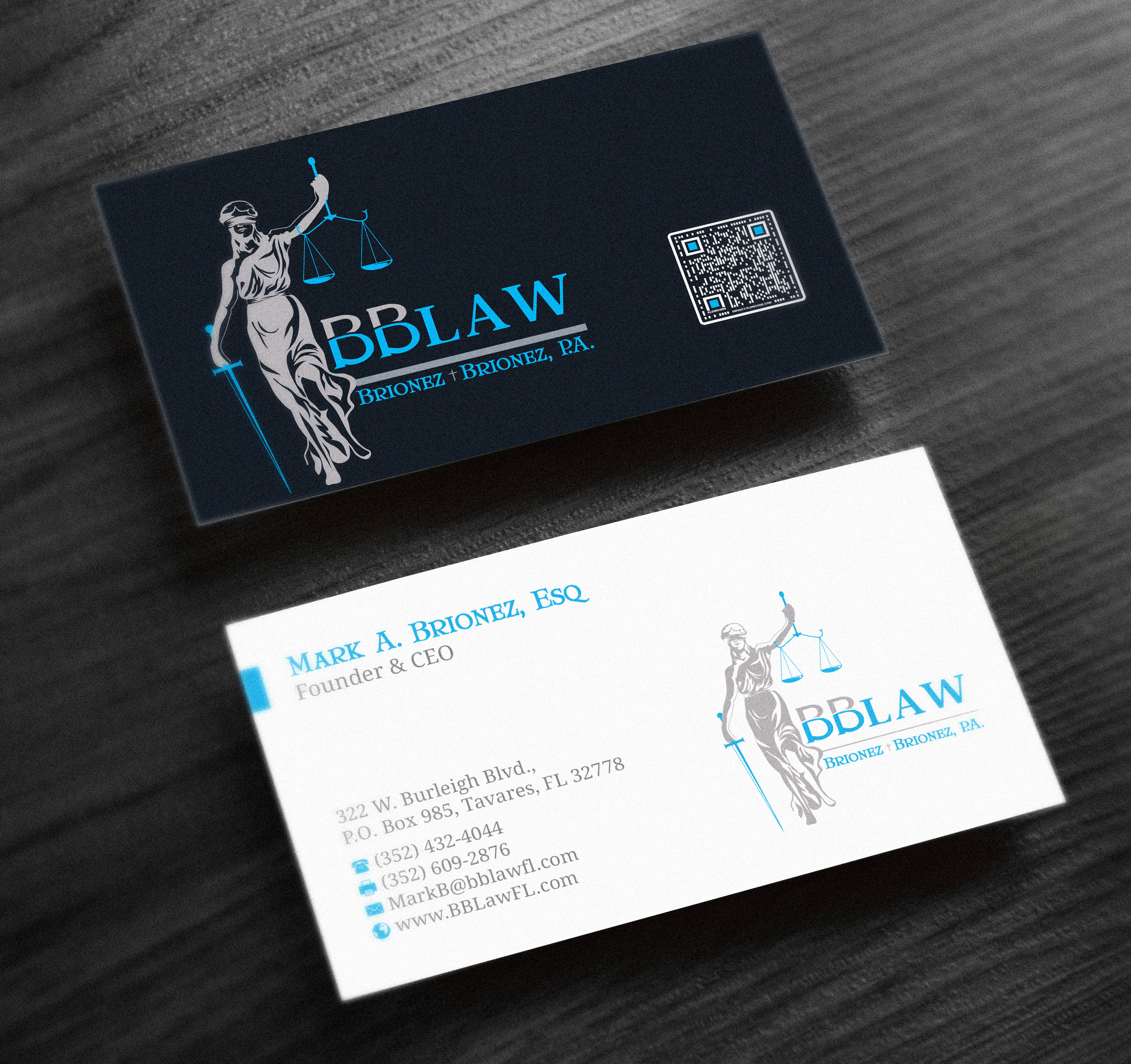 Business Card Design by R.design for Brionez + Brionez, P.A. | Design #29429823