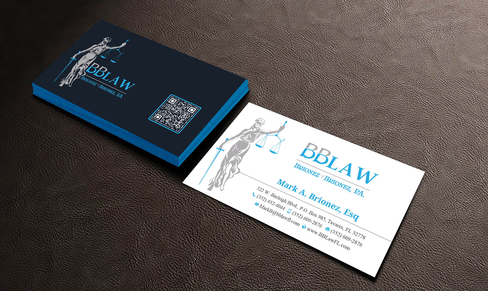 Business Card Design by Uttom 2 for Brionez + Brionez, P.A. | Design #29430899