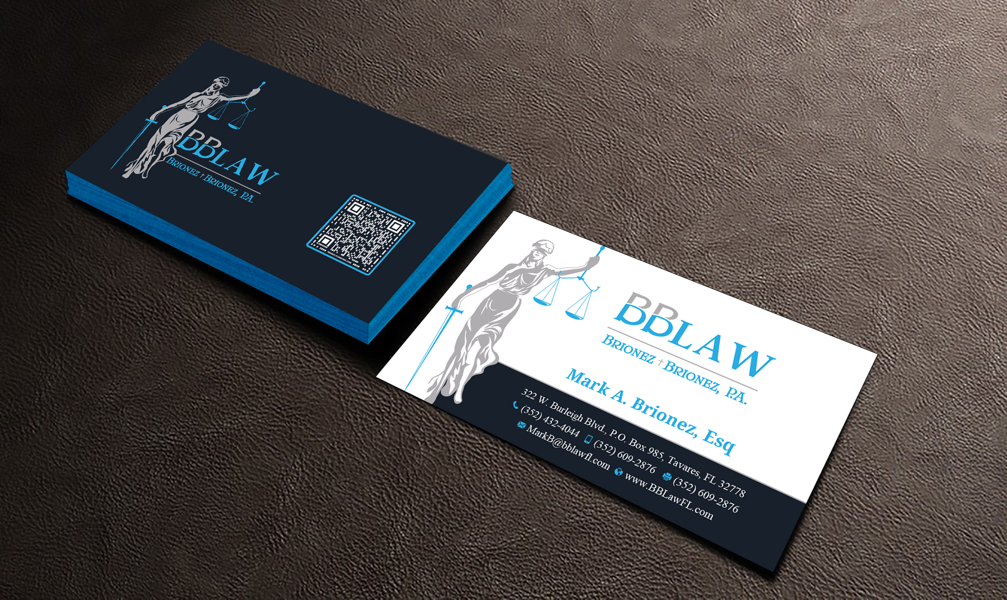 Business Card Design by Uttom 2 for Brionez + Brionez, P.A. | Design #29430900