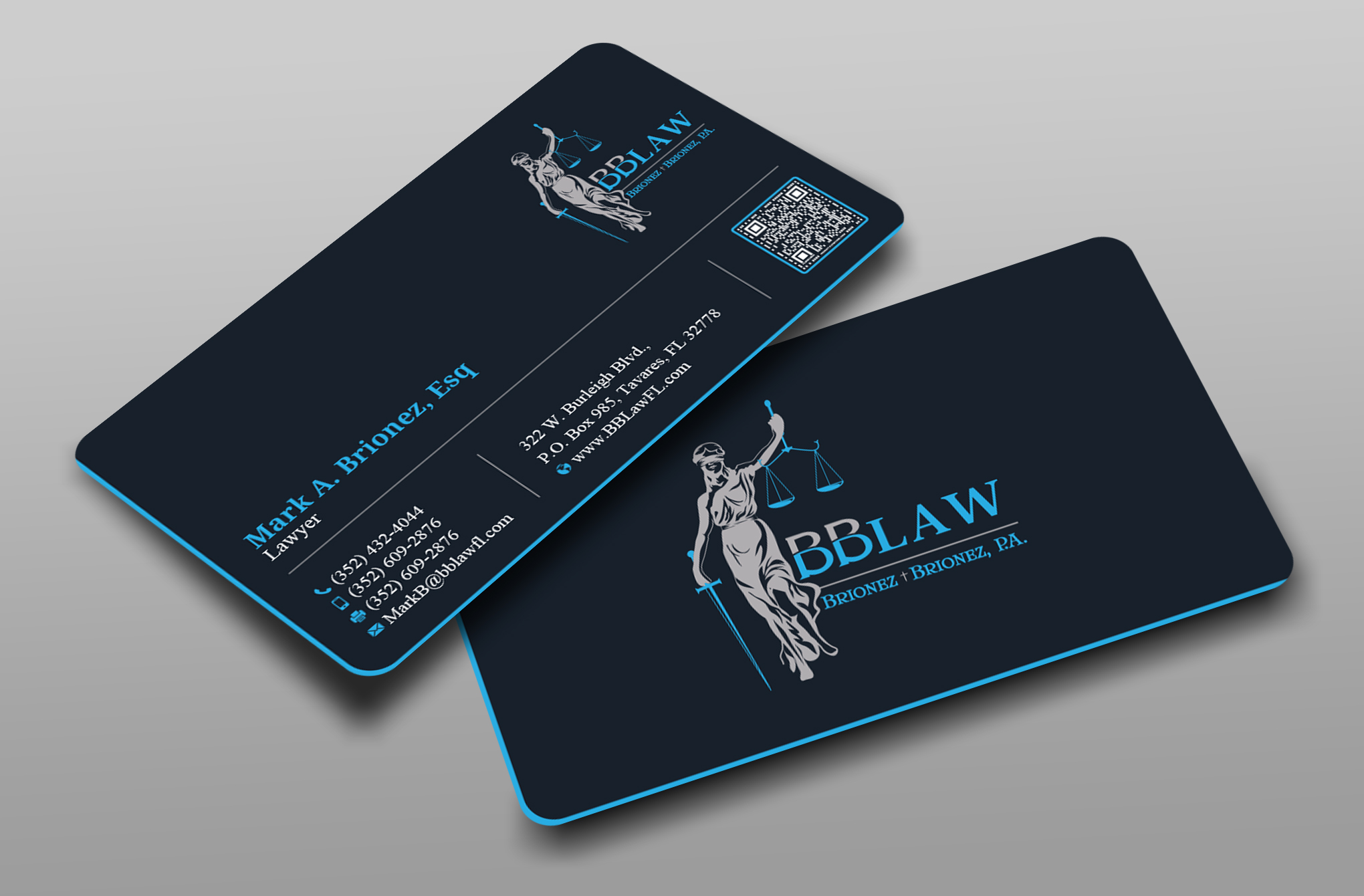 Diseño de Tarjeta de Presentación por Uttom 2 para Brionez + Brionez, P.A. | Diseño #29430907