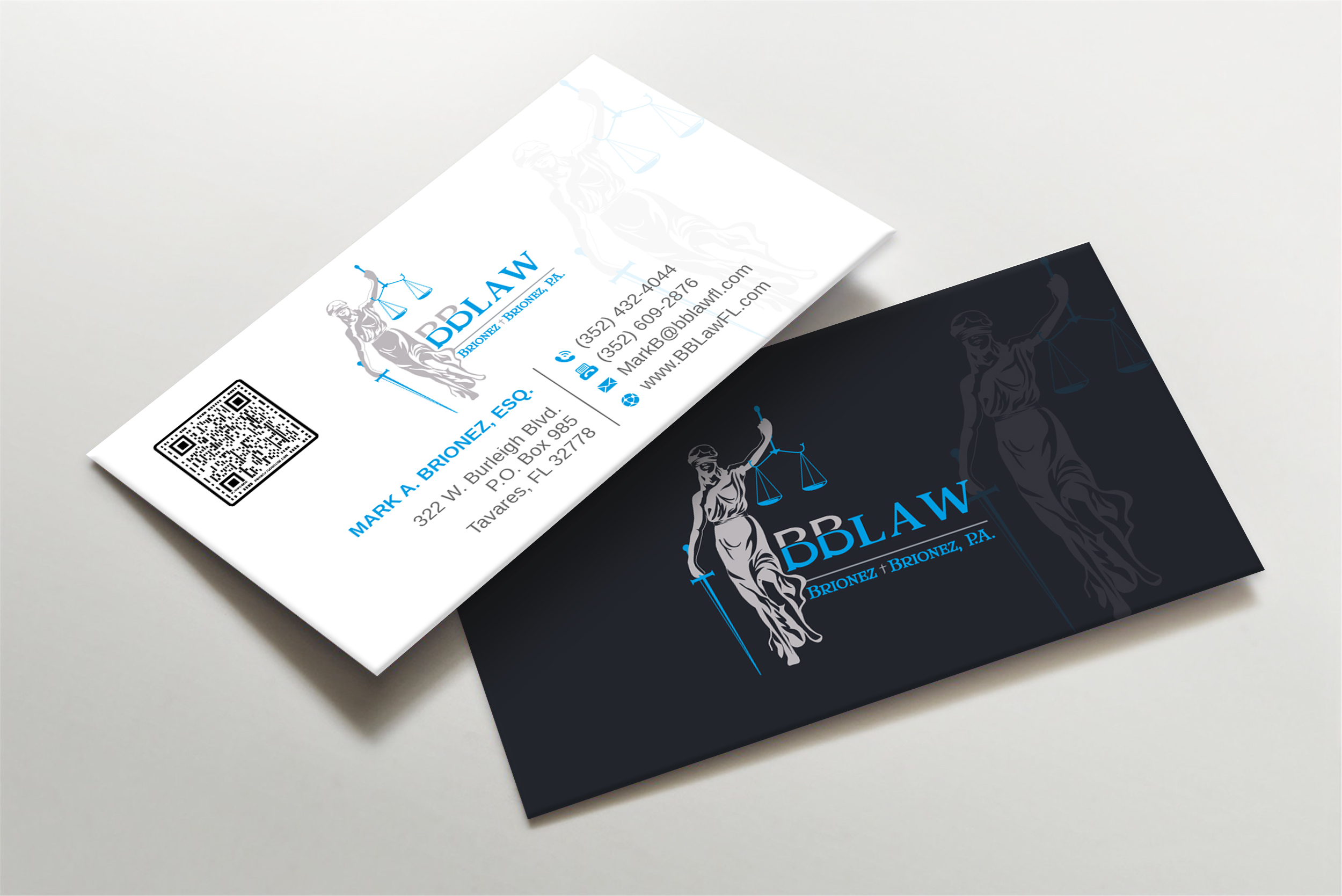 Business Card Design by Imagine design000 for Brionez + Brionez, P.A. | Design #29432301