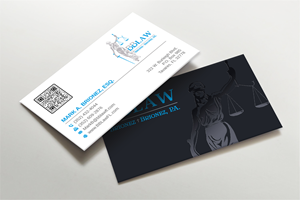 Business Card Design by Imagine design000 for Brionez + Brionez, P.A. | Design: #29432302