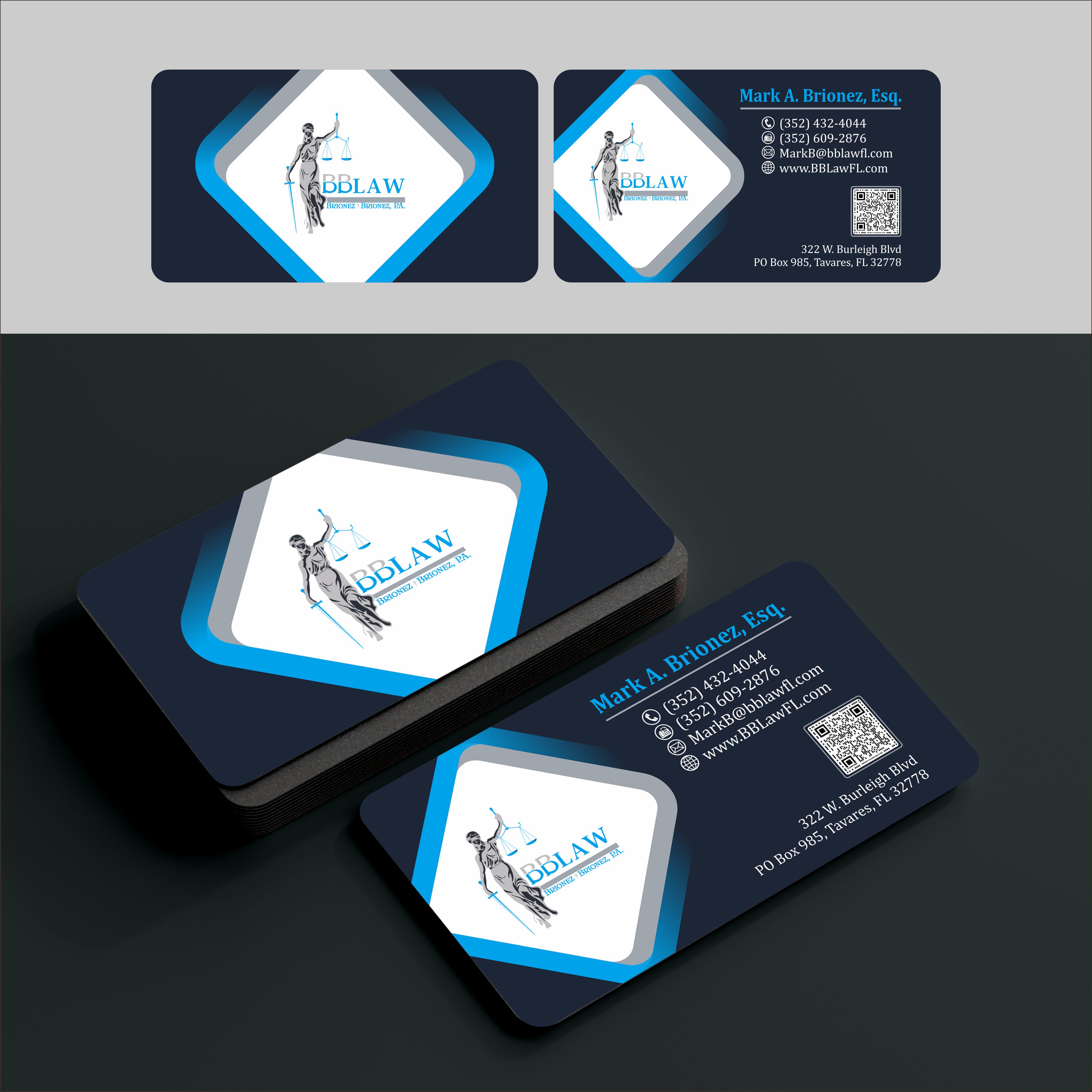 Diseño de Tarjeta de Presentación por Antonius Triyanto 2 para Brionez + Brionez, P.A. | Diseño #29427339