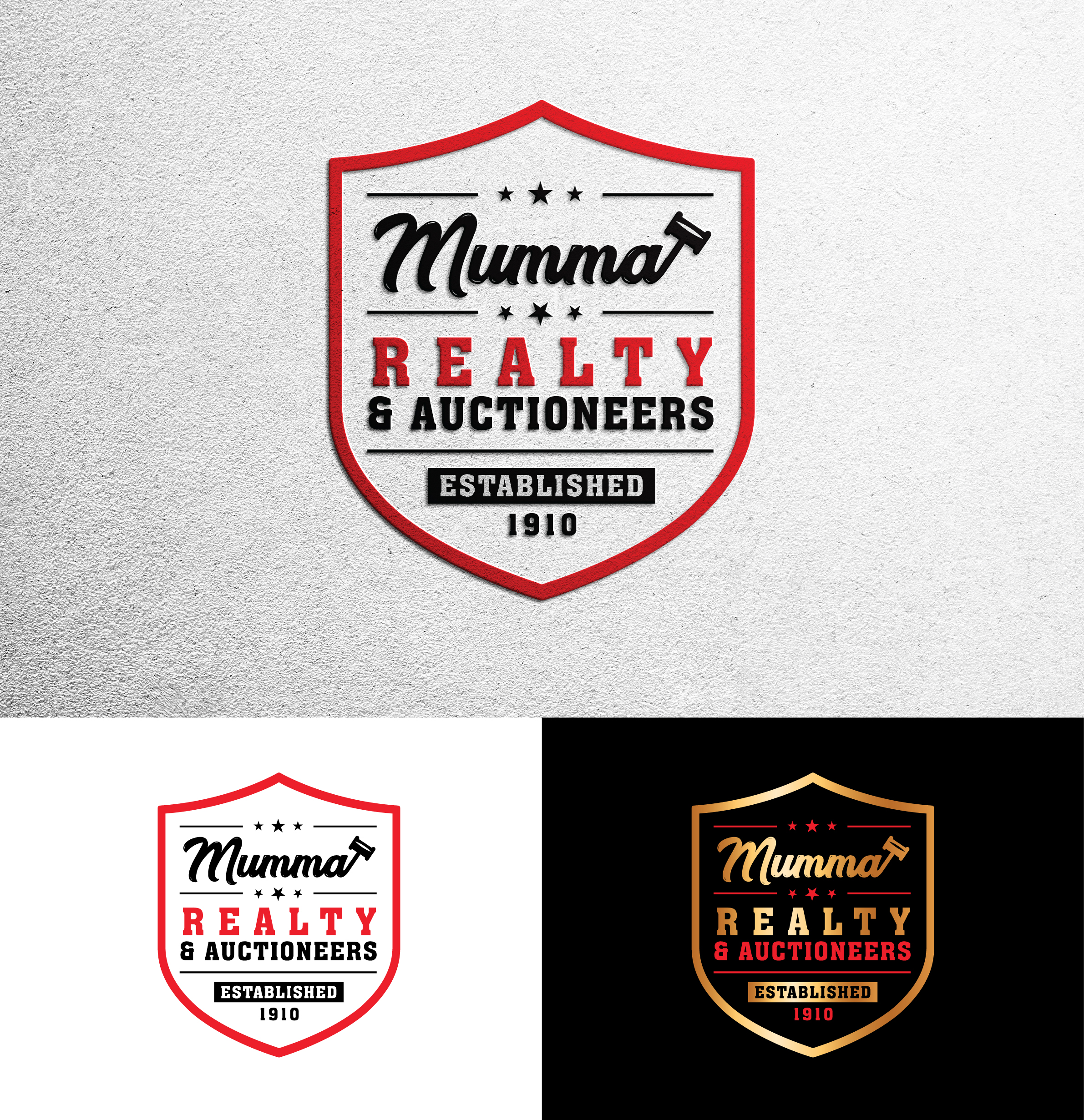 Logo Design by StromDesignHub for Mumma Realty & Auctioneers | Design #29436924