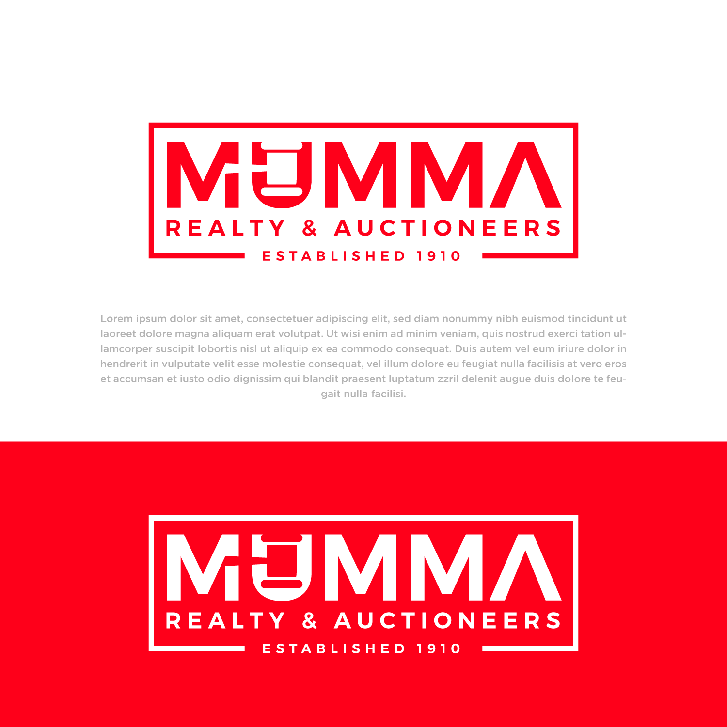 Logo Design by Abdul 20 for Mumma Realty & Auctioneers | Design #29426891