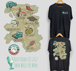T-shirt Design by iqbalyozanda for Rent Ready | Design #29430370