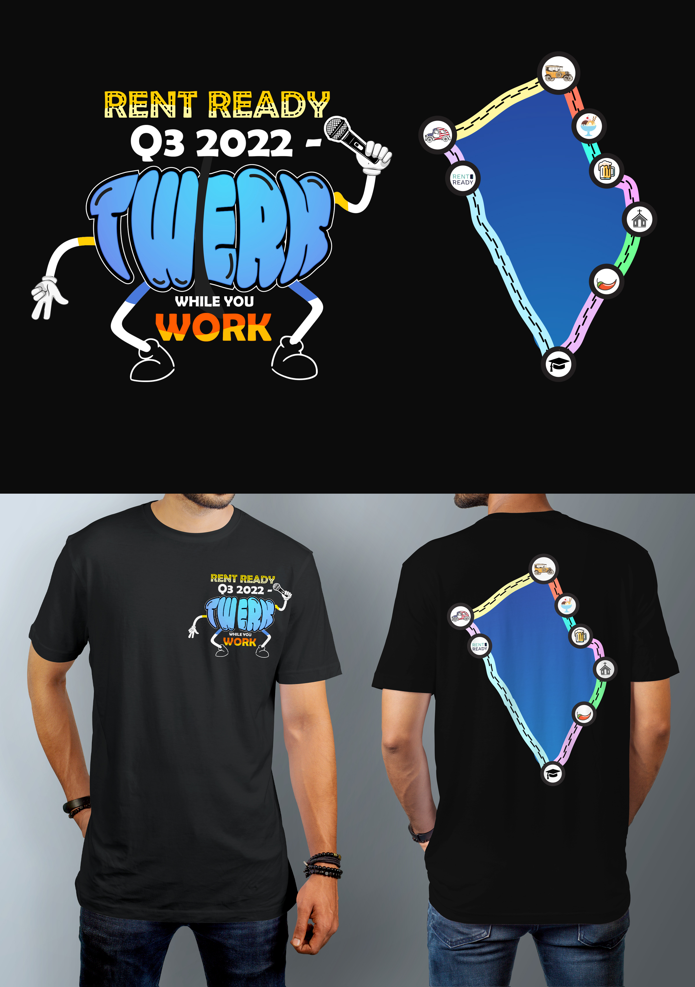T-shirt Design by Md. Humayun for Rent Ready | Design #29429656