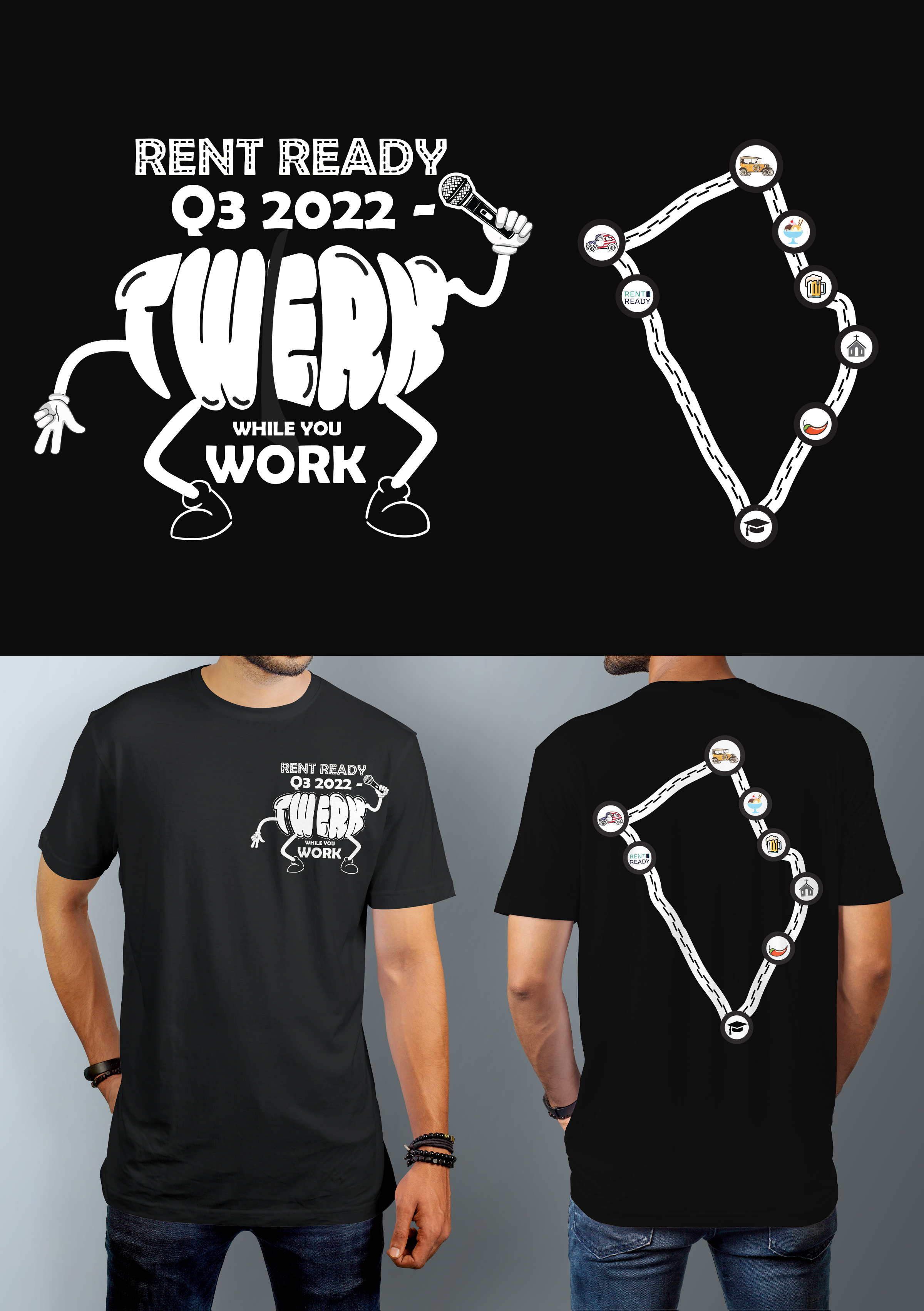 T-shirt Design by Md. Humayun for Rent Ready | Design #29429674