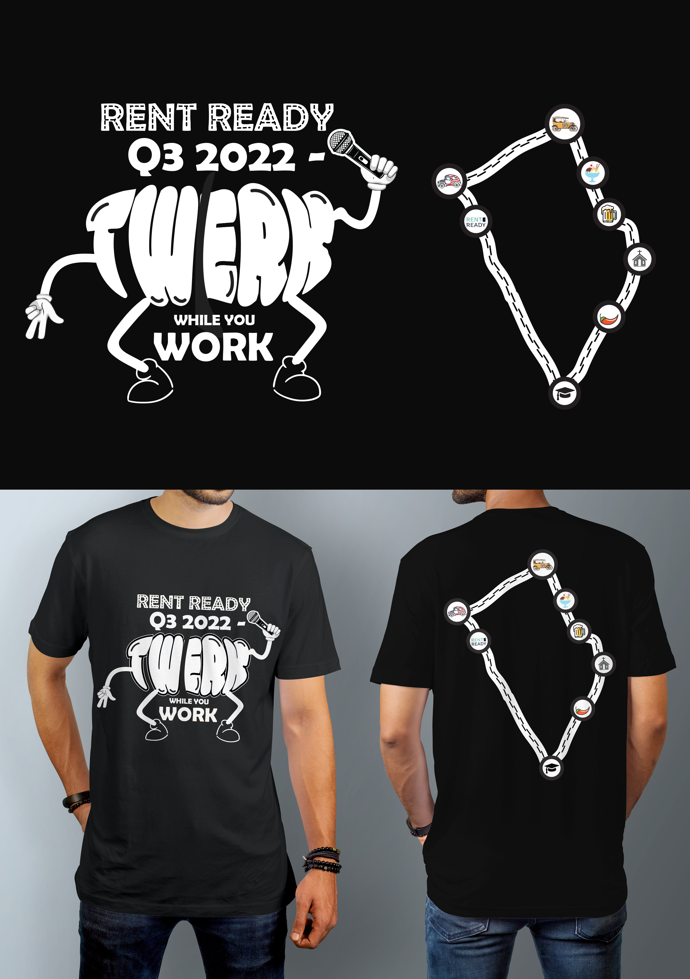T-shirt Design by Md. Humayun for Rent Ready | Design #29429676