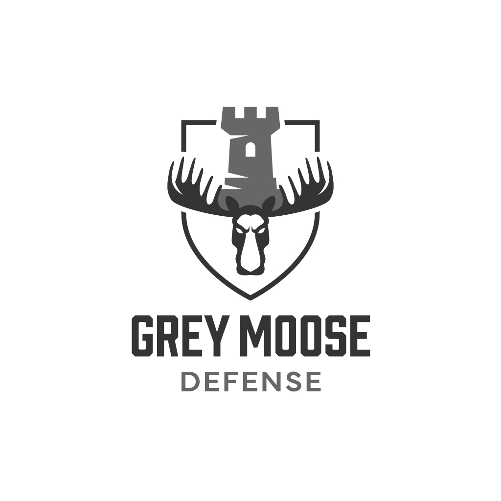 Logo Design by JohnnyCactus for Grey Moose Defense | Design #29427686