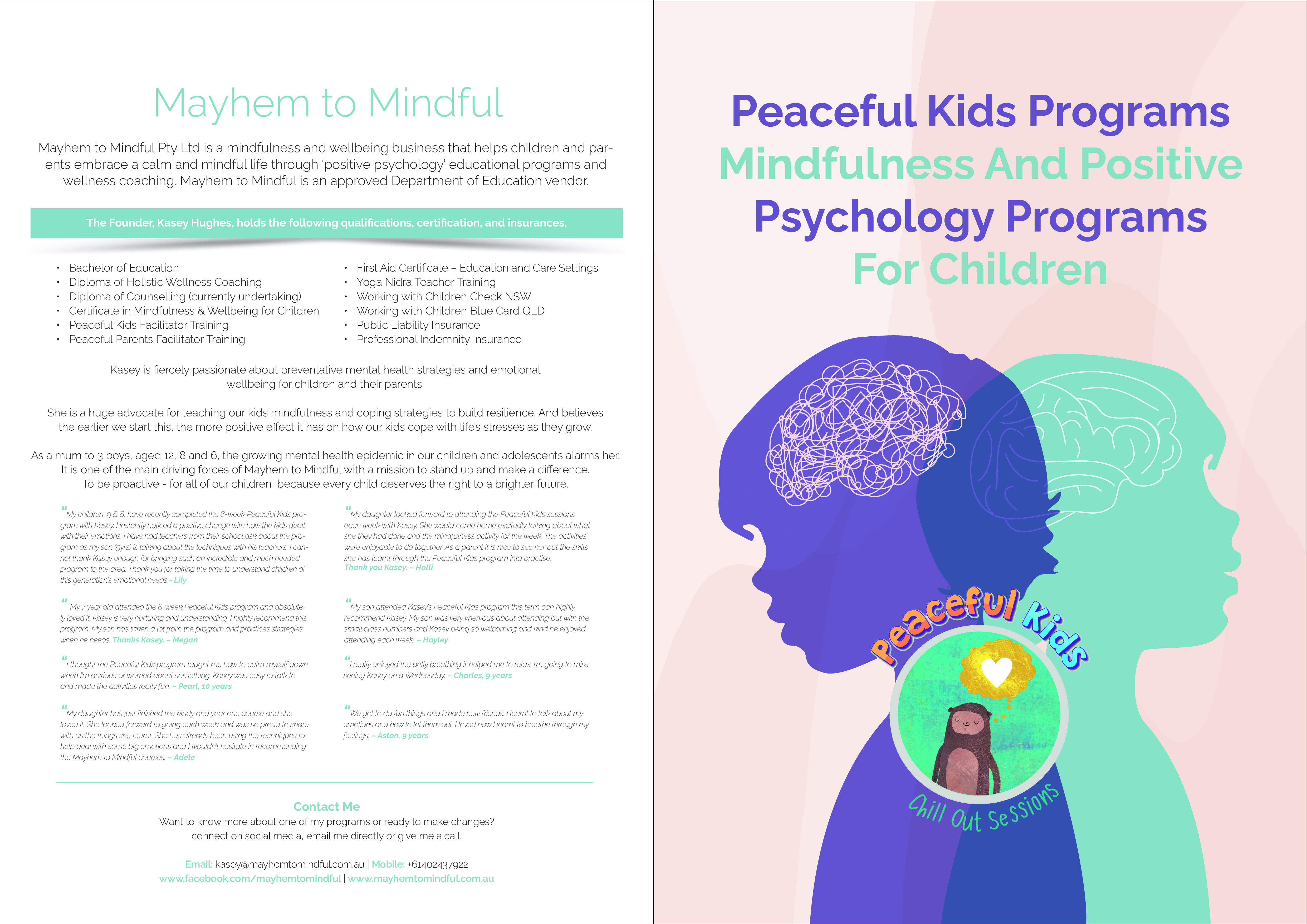 Catalogue Design by MarkoE for Mayhem to Mindful | Design #29450012