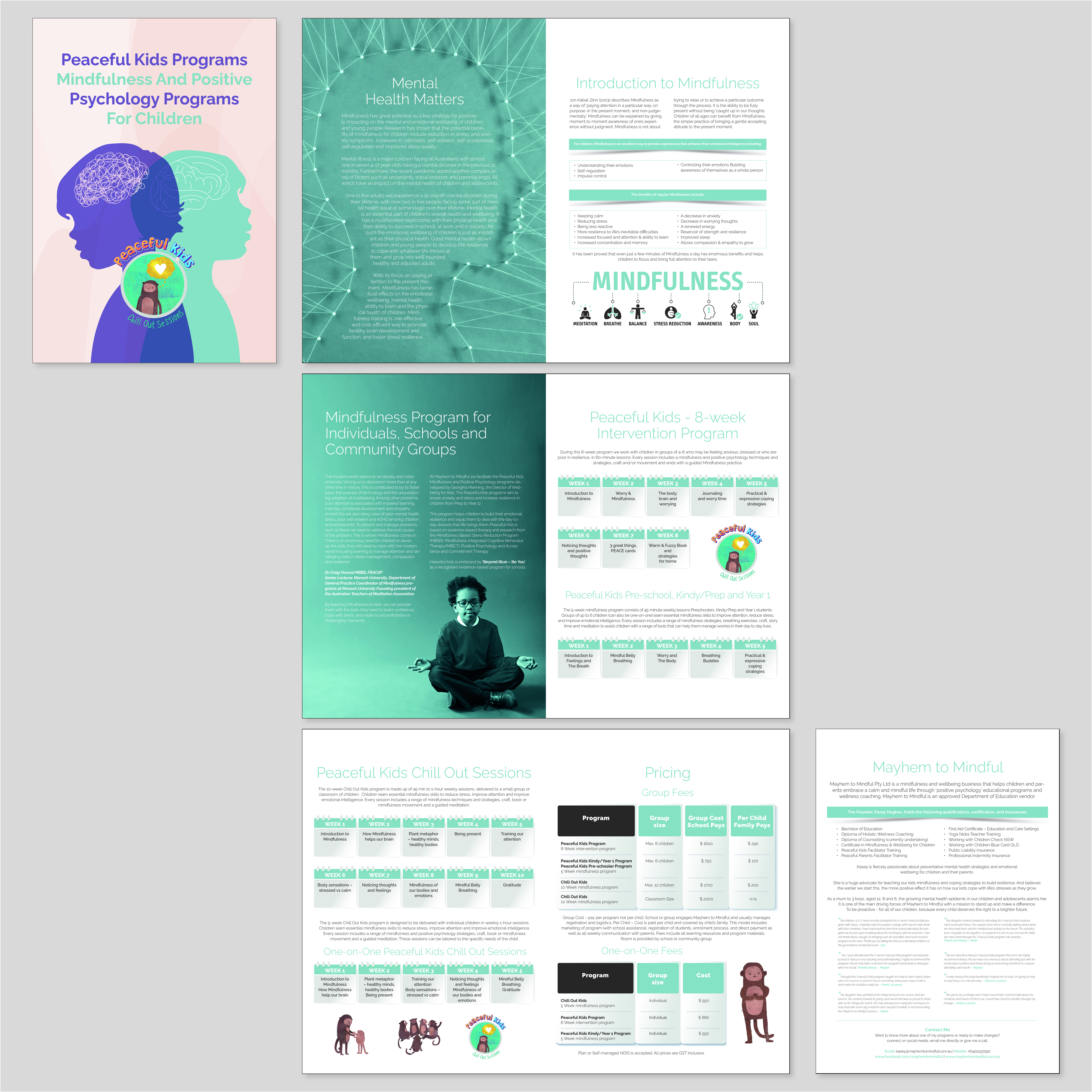 Catalogue Design by MarkoE for Mayhem to Mindful | Design #29450016