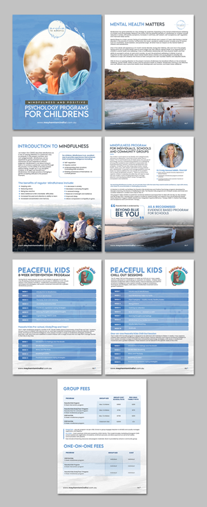 Peaceful Kids Programs Brochure Project | Katalog-Design von debdesign
