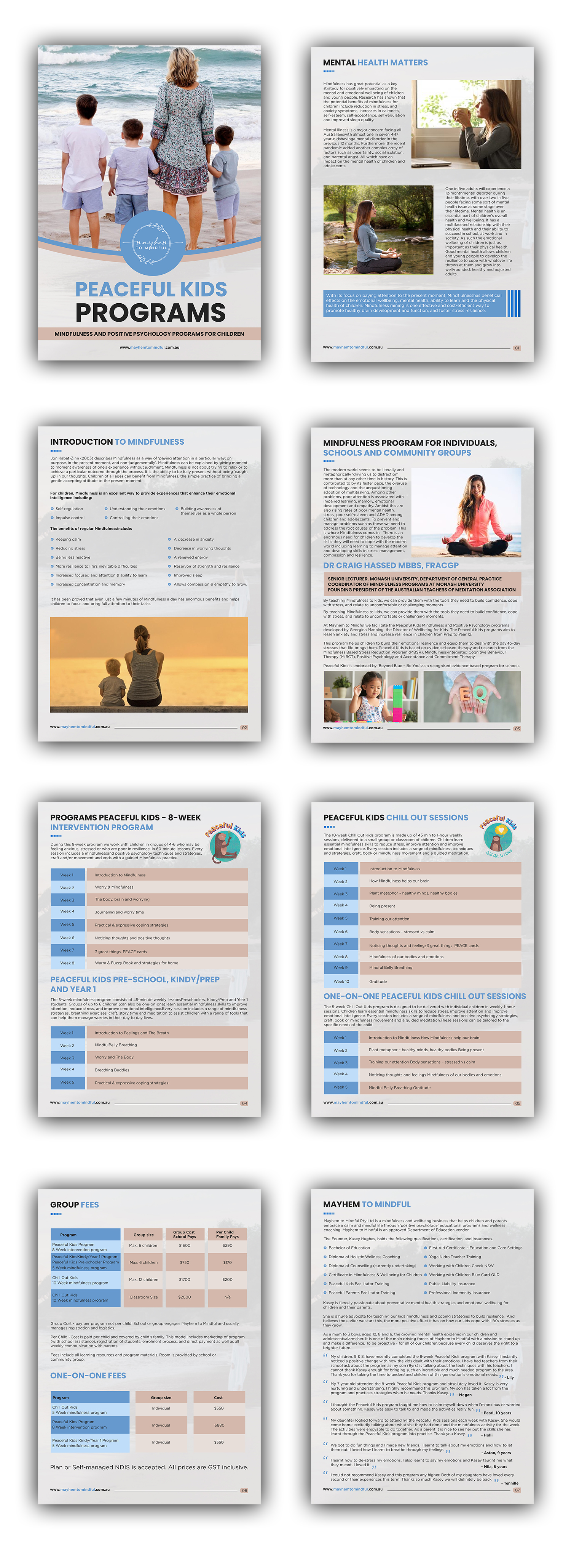 Catalogue Design by debdesign for Mayhem to Mindful | Design #29436377