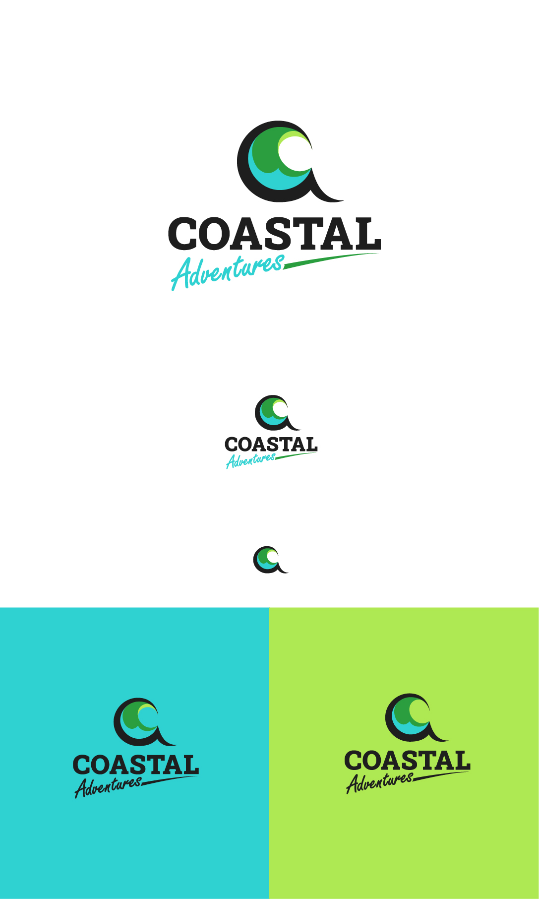 Logo-Design von LaGregz für Coastal Adventures North Devon | Design #29453207