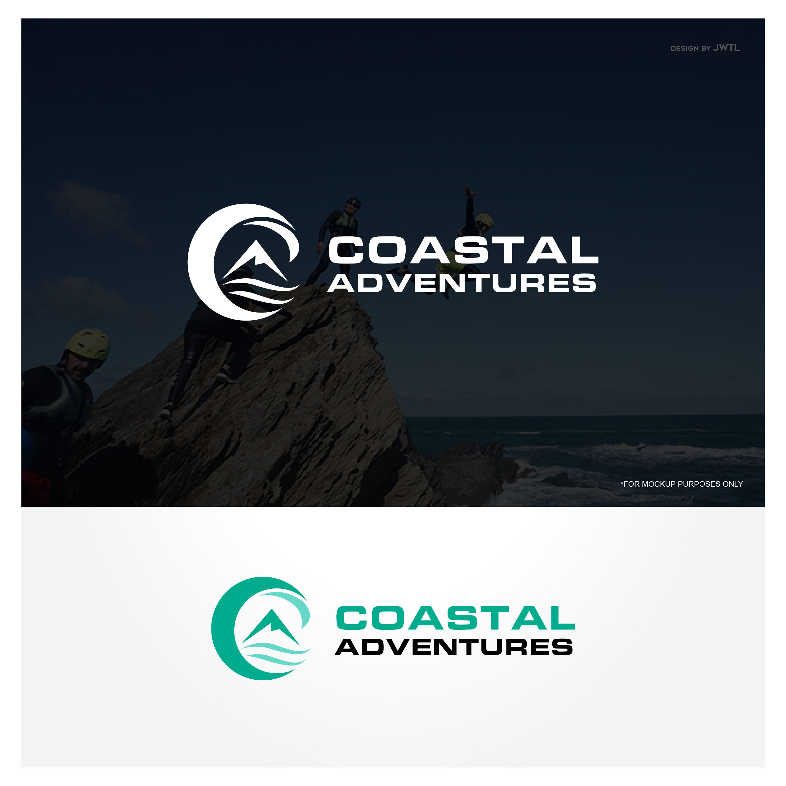 Logo-Design von JWTL für Coastal Adventures North Devon | Design #29459564